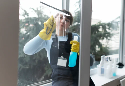 Nettoyage de vitres intérieures et extérieures à Guilly